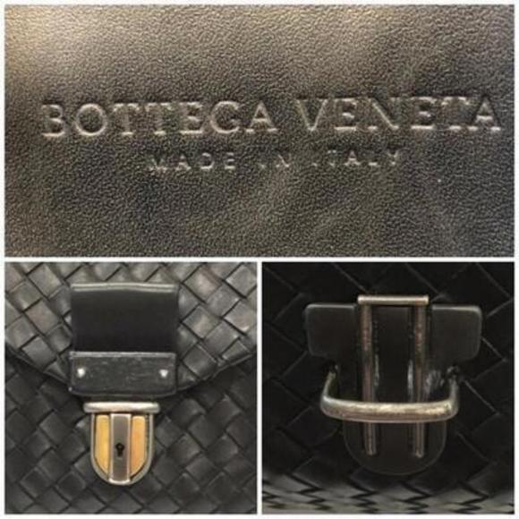 Bottega Veneta Business Bag Black Lambskin - Picture 10 of 10